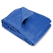 Tarp Flat, 8'W X 10'L Blue Poly Tarp 3.1Oz